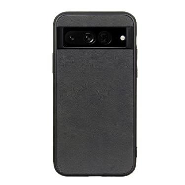 Imagem de For Google Pixel 7 Pro Accurate Hole Two-color Texture PU Phone Case