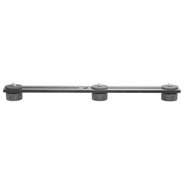 Imagem de Barra deslizante para câmera de tripé iBOLT de 10 polegadas com 3 acessórios de parafuso (_ polegadas) - Ótimo para adicionar microfones adicionais, luzes LED, flash da câmera, monitores, etc. - Câmeras DSLR, GoPros, câmeras de vídeo