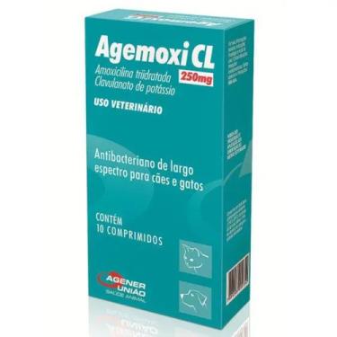 Imagem de Agemoxi Cl 250Mg - Caixa Com 10 Compr. - Agener - Agenor