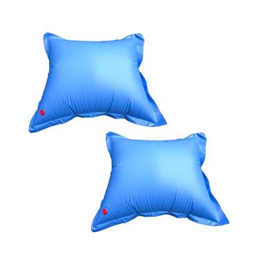 Imagem de Robelle 3744-02 Deluxe almofada de ar equalizador de gelo de 1,2 m x 1,2 m para capas de piscina de inverno acima do solo, pacote com 2