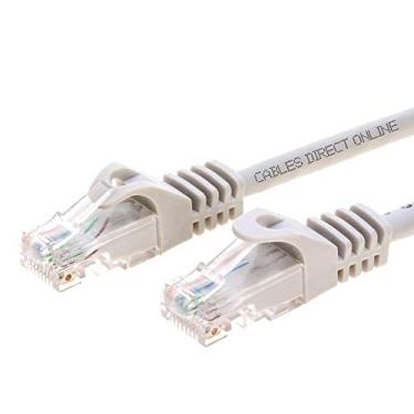Imagem de Cables Direct Online Pacote com 5 cabos de rede Ethernet Cat5e sem fio cinza 1,82 m