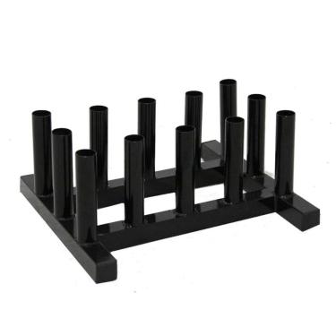 Imagem de Suporte Expositor Para 12 Barras De Chão Academia Musculação