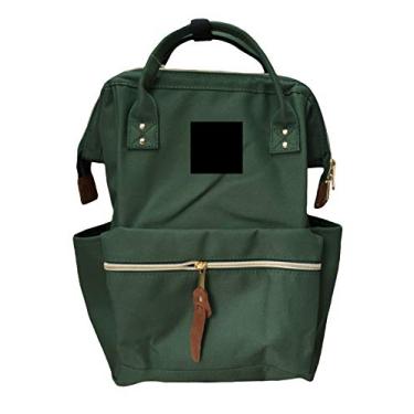 Imagem de Mochila de lona durável para viagem impermeável Legou verde