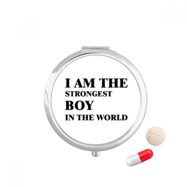 Imagem de Porta-comprimidos I AmThe Strongest Boy Caixa de armazenamento de remédios