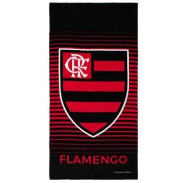 Imagem de Toalha De Banho, Praia E Piscina Veludo Time Flamengo Bouton