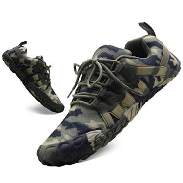 Imagem de Weweya Sapatos femininos descalços minimalistas para corrida e cross training, Camuflagem, 36
