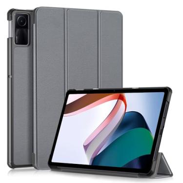 Imagem de Capa para tablet Capa compatível com Xiaomi Redmi Pad SE 11" 2023 lançada capa tripla para tablet inteligente, capa ultrafina e leve com suporte rígido para PC capa traseira fólio, capa para tablet Au