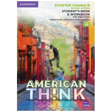 Imagem de American Think - Starter B - Sb And Wb With Digital Pack - 2Ed - Cambr