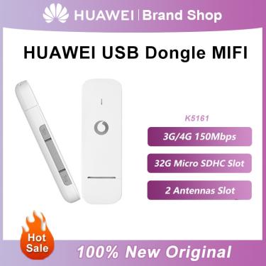 Imagem de Huawei-original usb wifi router k5161  sem fio  150mbps  Modem Stick  4g  lte  hotspot de bolso  pk