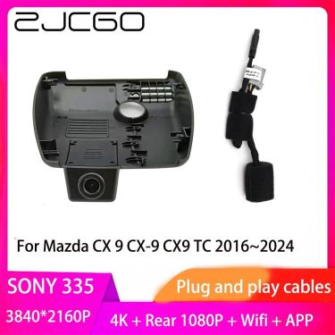 Imagem de ZJCGO-Cam Plug and Play DVR Dash  Gravador de Vídeo UHD  4K  2160P  Mazda CX 9  CX-9  CX9 TC