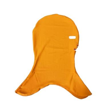 Imagem de newrong Máscara de proteção solar chapéu de natação impermeável mãe touca de natação snorkeling mergulho laranja tamanho único