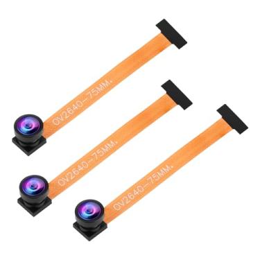 Imagem de FORIOT 3 peças de câmera OV2640 160°I2C lente grande-angular 2 megapixels sensor módulo de câmera suporta RGB JPEG YUV para câmera ESP32 MCU