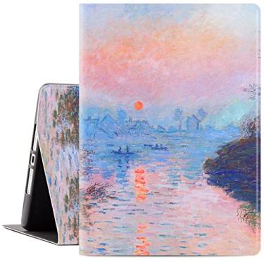 Imagem de Capa para iPad 9ª geração 2021, capa para iPad 8ª geração 2020, iPad 7ª geração, capa para iPad 10.2, capa para iPad de 10,2 polegadas, visualização multiangular, capa para iPad 9ª geração,