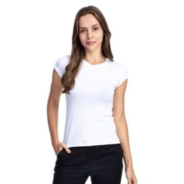 Imagem de Camiseta Feminina Branca Lisa-Feminino