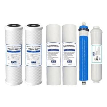 Imagem de IPW Industries Inc Kit de filtro de água de substituição para sistema Pentek RO-2550 RO 50 GPD
