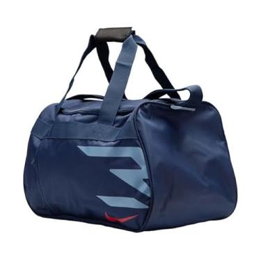 Imagem de Nike Bolsa esportiva 3Brand - azul-marinho - tamanho único, azul, 9AT049-U90, Azul, 11" (H) x 18" (W) x 9.5" (D), Bolsa esportiva com alça de ombro ajustável