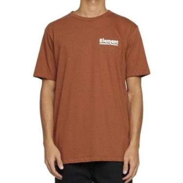 Imagem de Camiseta Element Sunup Marrom-Masculino