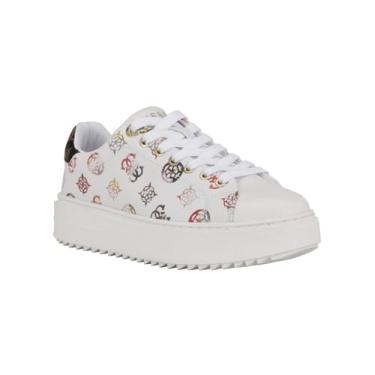 Imagem de GUESS Tênis feminino Denesa, Logotipo branco multi, 5