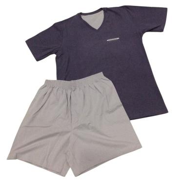 Imagem de Pijama curto adulto masc Sonhart Cinza