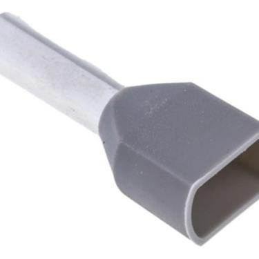 Imagem de Dmti Kit 1000pçs Terminal Elétrico Ilhós Tubular Duplo 4mm Ci