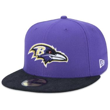 Imagem de Boné New Era 59Fifty NFL Baltimore Ravens Core Unissex - Roxo