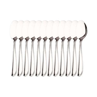 Imagem de Kit 12 Colheres de Sobremesa Hercules Monterrey Aço Inox 1340-004