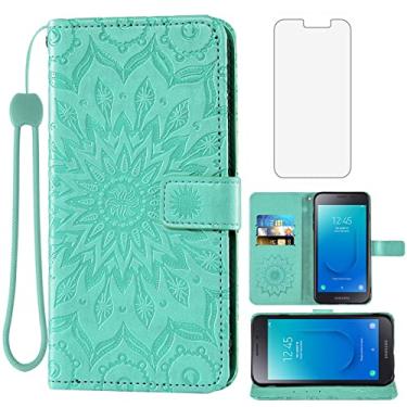 Imagem de Capa de telefone para Samsung Galaxy J2 Pure J2 Core J 2 Dash 2J Shine Capa carteira com protetor de tela de vidro temperado Slim Flip Cover Card Cell J2Core J2Dash J2Pure J2Shine SM-J260A J260A