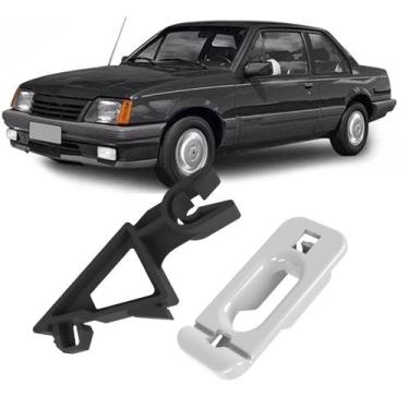 Imagem de Kit Grampos Presilhas Para Haste Vareta Do Capô Monza 85 86 87 88 89 9