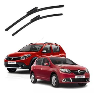 Imagem de Par Palhetas Limpador De Parabrisa Chuva Sandero 2015 A 2023 - VELOX/ 