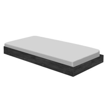 Imagem de Cama de Solteiro Auxiliar de Chão com Rodízios Hibisco - Incabrás, AME