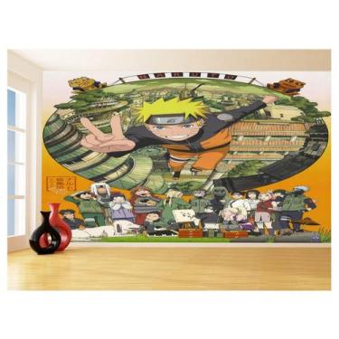 Imagem de Papel De Parede Anime Naruto Mangá Desenho Art 3,5M Nrt26 - Você Decor