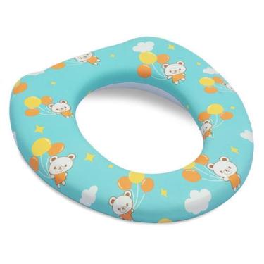 Imagem de Redutor Assento Infantil Acolchoado Baby Style, Verde Urso
