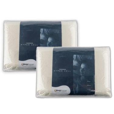 Imagem de Conjunto de Travesseiros 60X40 cm Hyper Cell Sleep Complements, U, Bra