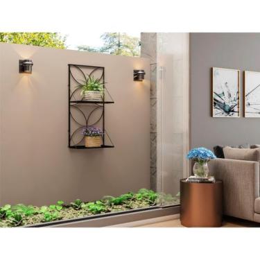 Imagem de Jardineira Floreira Suspensa Para Decoração Em Ferro 100x50 - MoverSho