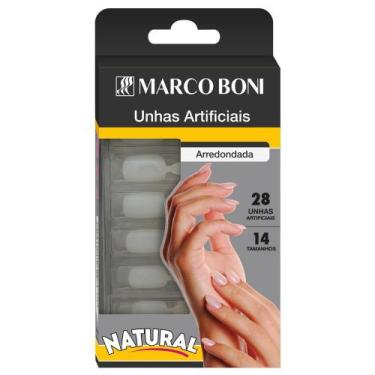 Imagem de Unhas Artificiais Arredondada (14 Tamanhos) Marco Boni, Natural