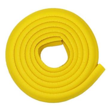 Imagem de 4m Protetor Quina Canto Cantoneira Fita Segurança Criança - Amarelo - 