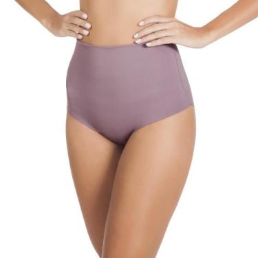 Imagem de Calcinha Modeladora Duloren 814005 Microfibra Compressiva, Berinjela, 