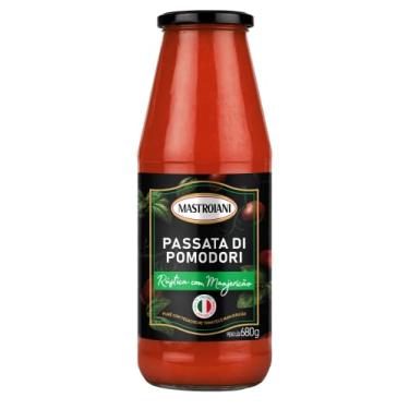 Imagem de Mastroiani Passata Di Pomodori Rústica Com Manjericão 680G