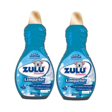 Imagem de Kit 2 Limpador Multiuso Perfumado Zulu Coala 500ml, Algodão