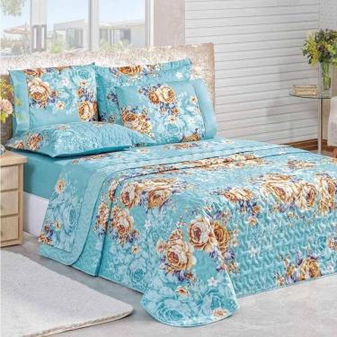 Imagem de Cobre Leito Super King Naturale Dupla Face Micropercal 200 Fios 3 Peças - Jasmine