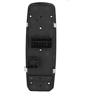 Imagem de Interruptor elétrico de janela frontal esquerda serve para 12-15 CHRYSLER DODGE Minivan RAM 4 portas captador de 10 botões automático para cima/baixo em duas janelas frontais luz de fundo verde