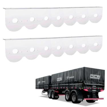 Imagem de 2 Suportes Lanterna 7 Marias Noma 85mm Inox - DW Componentes
