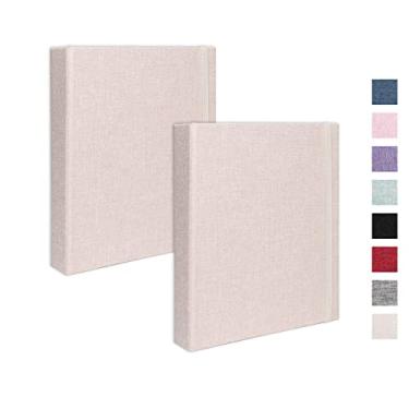 Imagem de Cherrich Mini Álbum de Fotos para Fujifilm Instax Mini Polaroid Snap, Pacote com 2 Livros de Imagens de Linho 2X3, Cada Álbum Pequeno Contém 208 Fotos