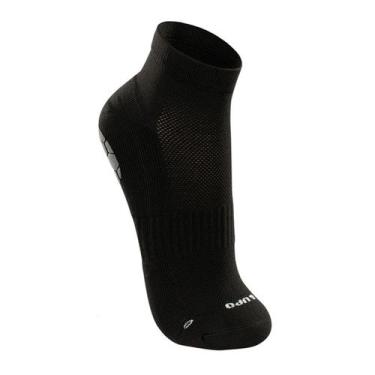 Imagem de Meia Lupo Pilates 3310-003 Cano Curto Antiderrapante, Preto, 37/40