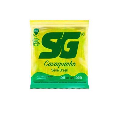 Imagem de Encordoamento P/cavaquinho C/bolinha Tensão Alta Série Brasil 0.011 Sg