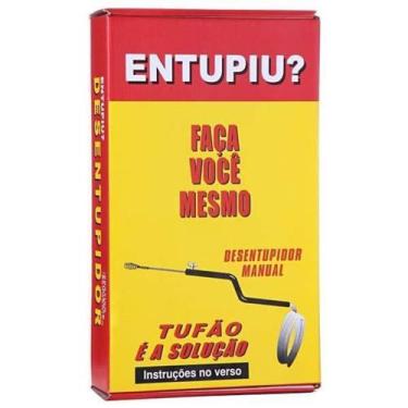 Imagem de Desentupidor profissional manual de canos, calhas e esgoto 15m tufao i