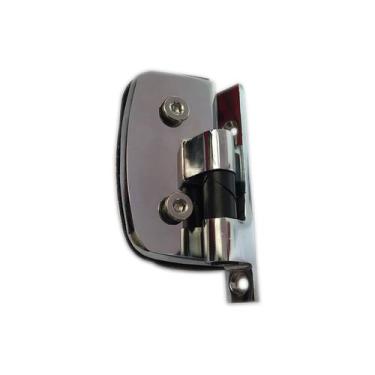 Imagem de Dobradiça automática 1114 para porta de vidro temperado blindex  - Cro