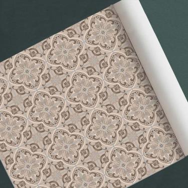 Imagem de Papel de parede adesivo azulejo ladrilho modelo retro - D. Lima Produt