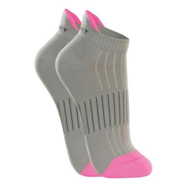 Imagem de 3 Pares Meia Cano Curto Lupo Feminina Sport Dry Poliamida 15555-001, C