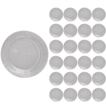 Imagem de Jogo Prato Fundo Redondo Duralex 22cm Acqua Refeição 24Un - NADIR FIGU